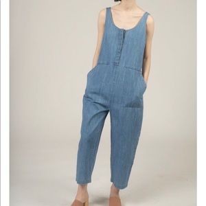 Ilana Kohn Leroy Jumpsuit in Faded Denim